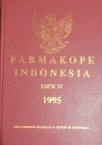 Farmakope Indonesia, Edisi IV