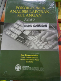 Pokok-Pokok Analisis Laporan Keuangan