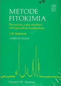 Metode fitokimia: penuntun cara modern menganalisis tumbuhan