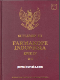 Suplemen I Farmakope Indonesia, Edisi V