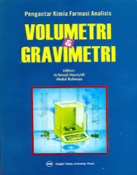 Seri Pengantar Kimia Farmasi Analitik Volumetri dan Gravimetri
