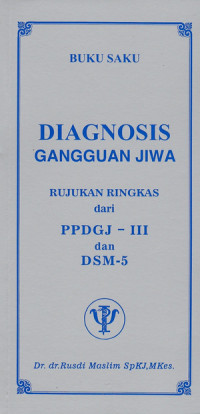 Image of Buku Saku Diagnosis Gangguan Jiwa