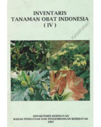 Inventaris tanaman obat Indonesia, jilid IV