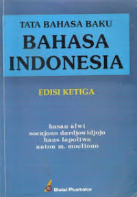Tata bahasa baku bahasa indonesia, edisi ketiga